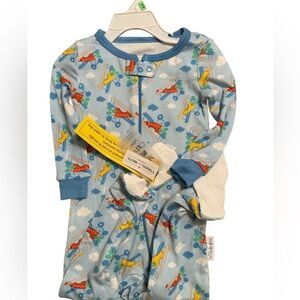 Carter's Airplane Print Baby Onesie - Blue Size 18 Month NWT